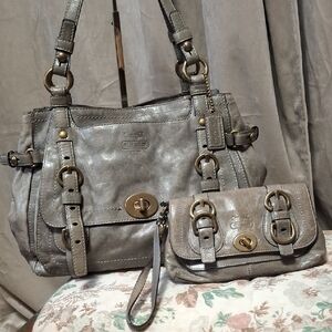 Coach 65th Anniversary Limited Edition Legacy Garcia Shoulderbag And Wristlet